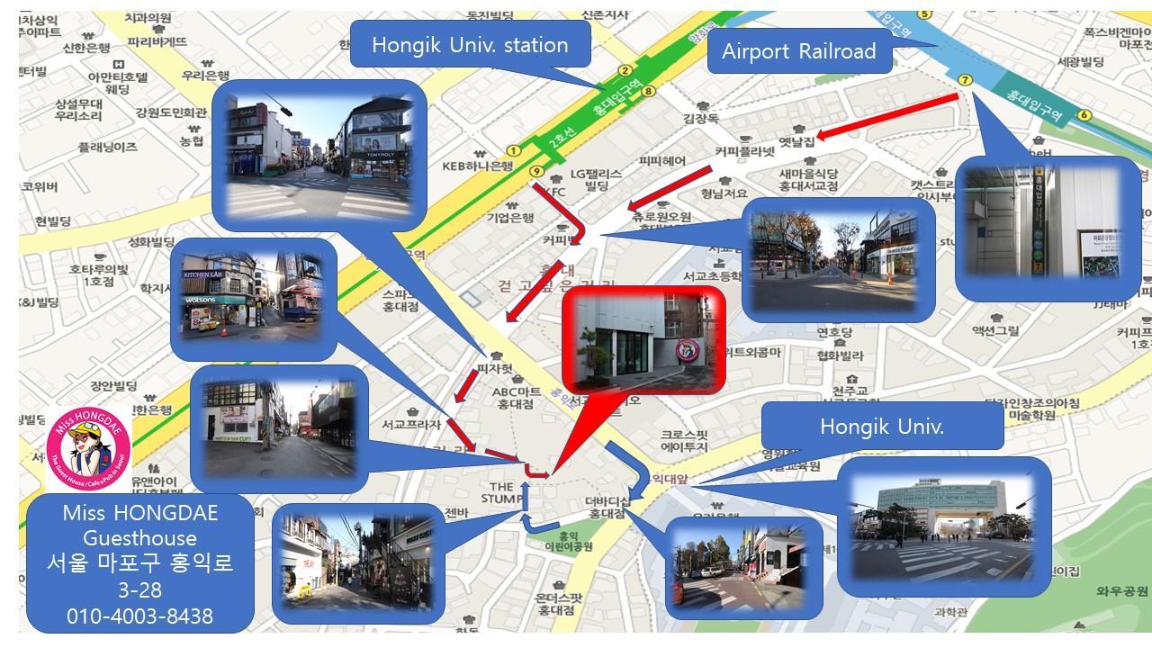 Miss Hongdae Guest House Seoul Ngoại thất bức ảnh